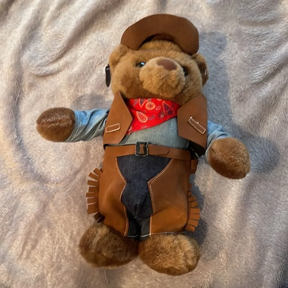 NWT The Heritage Collection Ganz Bros Duke Cow Bear Plush 1993 vintage